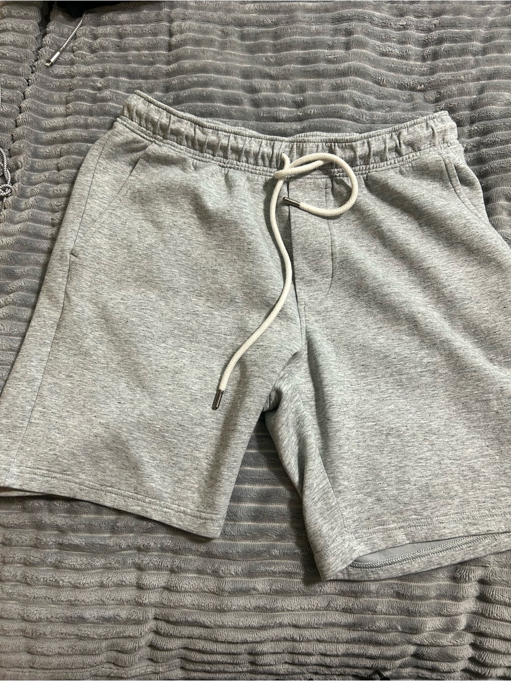 American Eagle Outfitters Heather Gray Athletic Drawstring Shorts